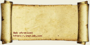 Una Vinčić vizit kartica